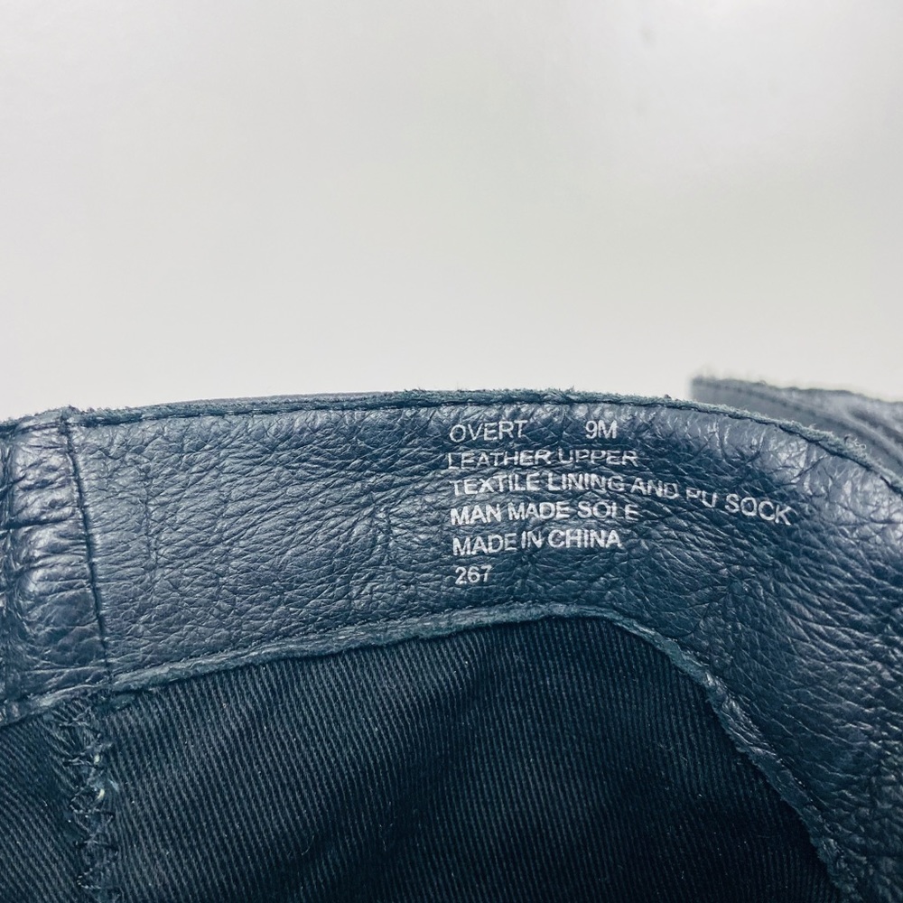 Steve Madden Black Leather Riding Boots - Picture 4 of 8